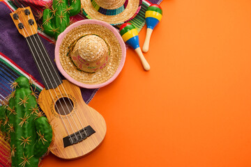 Cinco de mayo carnival concept. Fiesta Vibes