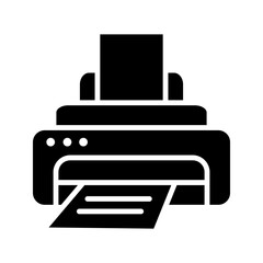 Printer Icon Vector for web colored printer icon .vector illustration, pictogram isolated on white background. color editable