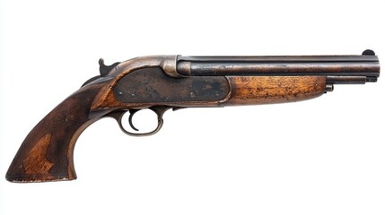 Antique Double Barreled Pistol: A Relic of the Past