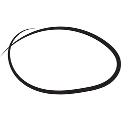 Hand Drawn Circle Line