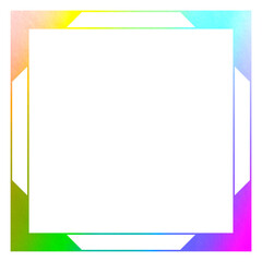 ホログラム_フレーム_四角