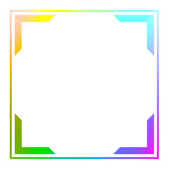 ホログラム_フレーム_四角