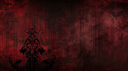 Flag Day Gothic Background: The Interweaving of Darkness and Solemnity, Deconstructing the Mysterious Coldness and Gothic Aesthetics of Flag Elements