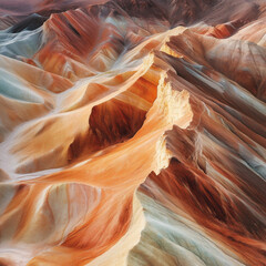 relentless dance of wind erosion gracefully reveals intricate tapestry of earth's layers and textures, inviting us to embark on a mesmerizing journey through captivating chronicles of geological trans
