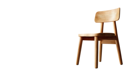 Wooden Chair Elegance: A minimalist aesthetic reveals the subtle elegance of a finely crafted wooden chair, showcasing the beauty of simple design.