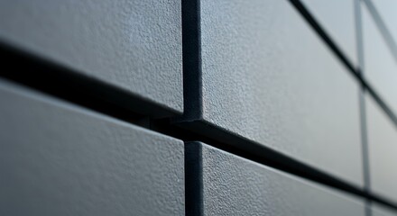 Macro Shot of Glass Building Exterior with Reflections