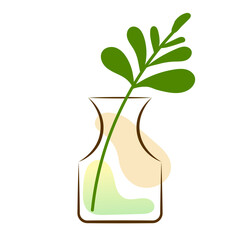 Aesthetic Line Art Vase