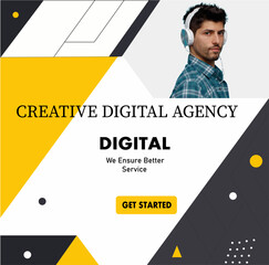 Digital agency template design