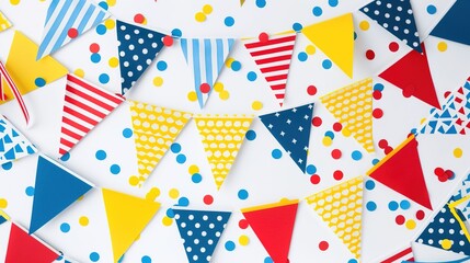 Obraz premium Flag Day Square Background: Gathering the Magnificence of the Square, Spreading a Grand and Solemn Scroll of Flags Flying on the Festival