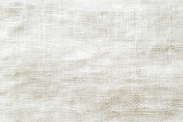 Fototapeta premium Close-up view of a natural linen fabric's weave pattern.
