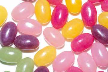 Assorted Jellybeans with Vibrant Colors – Candy Snack Concept