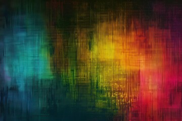 RGB Channel Separation Digital Noise Canvas with Prismatic Micro-Pixel Artifacts and Soft Gaussian Blur, Abstract Modern UI Background for Tech Branding
