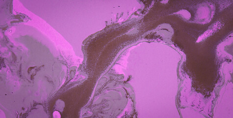 Fototapeta premium Ink Symphony: Embracing the Mystical Aura of Liquid Art in Oil