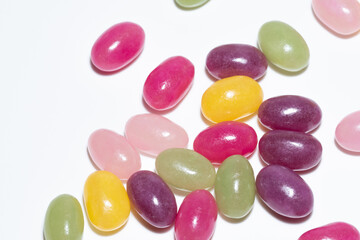 Assorted Jellybeans with Vibrant Colors – Candy Snack Concept