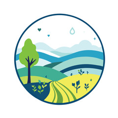 tropical island with palm tree