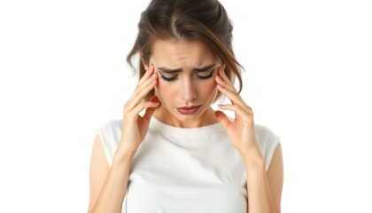 Fototapeta premium Woman experiencing headache
