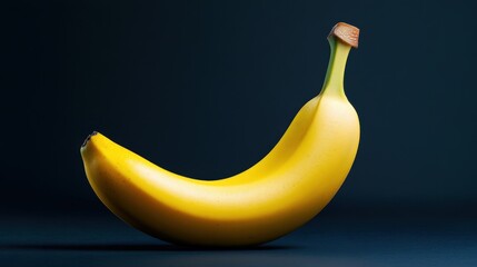 Ripe yellow banana still life