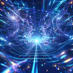 Fototapeta premium abstract blue background