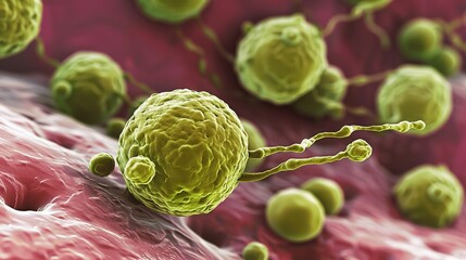 Obraz premium Marburg Virus: Unraveling the Deadly Pathogen and Global Health Threat