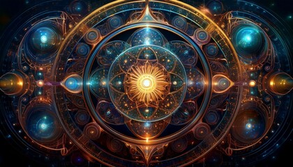 abstract fractal background