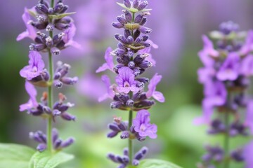 Obraz premium Alii Kula Lavender Farm on Maui showcasing beautiful blooming lavender plants in vibrant display