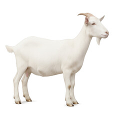 Obraz premium Playful goat in pastoral field farm environment animal photography nature scene