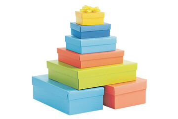 Obraz premium Gift boxes pyramid