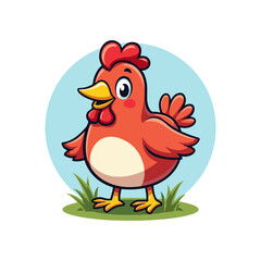 Chicken Vector (Editable)