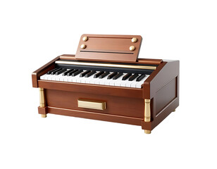 Fototapeta premium Harmonium - Wooden Keyboard Musical Instrument