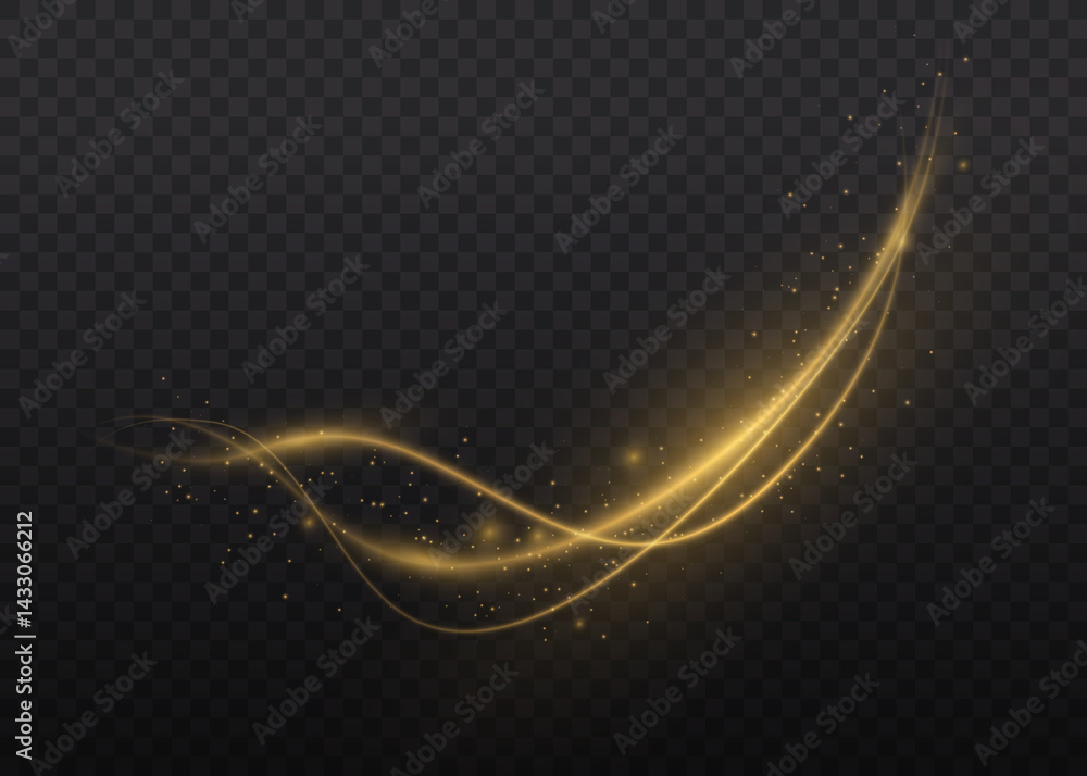 Aufkleber png background design with vibrant sparkle glow light motion swirl twirl shimmer element transparent