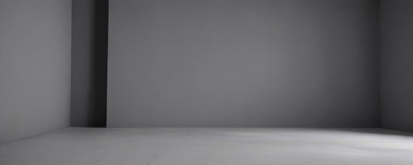 Elegant gray backdrop, soft light, subtle shadows for product display, item, photography, neutral