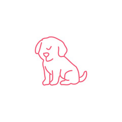 Obraz premium Attractive Hand Drawn Doodle Dog Animals Vector Illustration