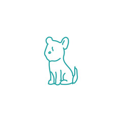 Attractive Hand Drawn Doodle Dog Animals Vector Illustration