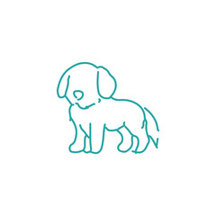 Attractive Hand Drawn Doodle Dog Animals Vector Illustration