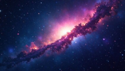 Cosmic universe outer space sky with sparkling stars , infinity, cosmos, celestial