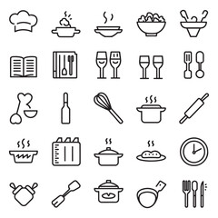 Food icon collection. Containing meal, restaurant, dishes and fruits icon., Food icon, Restaurant Food and others icon