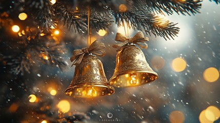 Golden Christmas Bells (1)