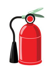 Obraz premium Illustration of a Fire Extinguisher