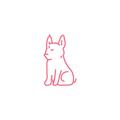 Attractive Hand Drawn Doodle Dog Animals Vector Illustration