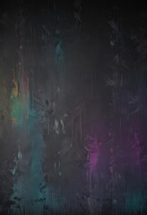 Obraz premium Rough, distressed, dark grunge pattern featuring abstract color noise and chromatic aberration , rough, overlay