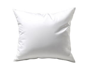 white pillow isolated on white background