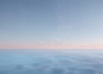 Fototapeta premium Subtle light blue pastel sky, smooth gradient, peaceful abstract texture , soothing, mood