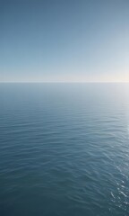 Fototapeta premium Soft, dreamy light blue gradient, mimicking a calm ocean surface , gradient background, soft