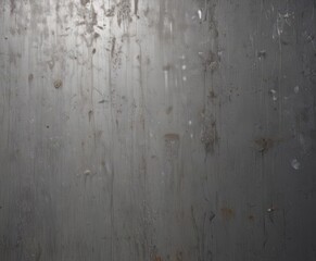 Close-up view of aged, grey metal; highly textured and reflective , macro, worn
