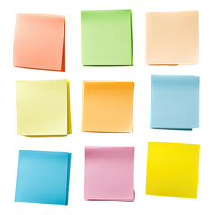 Colorful sticky notes