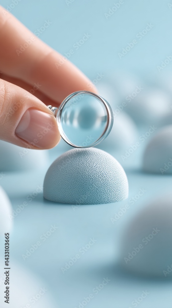 Poster Minimalist Tech Insights Soft-Touch Ergonomic Lens on Matte Dome - Next-Gen Data Visualization and Strategic Innovation Paradigm