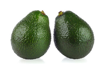 avocado isolated on white