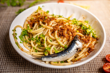 close up of homemade italian dish 