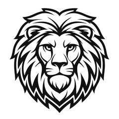 Obraz premium Bold lion head graphic