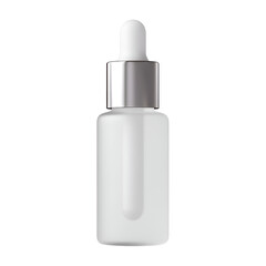 Elegant serum bottle on dark background displaying minimalist sophistication